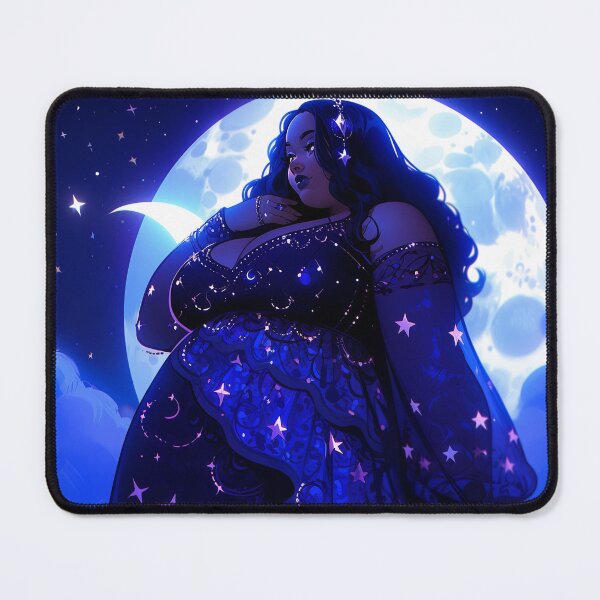 Item preview, Midnight Elegance Celestial Beauty Anime Girl designed and sold by bubblegoth.