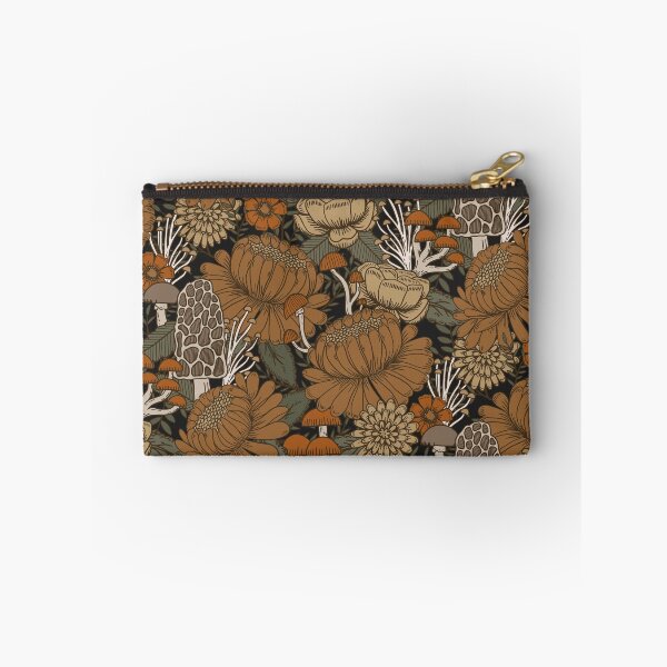 Item preview, Autumn Mushrooms and Florals designed and sold by latheandquill.