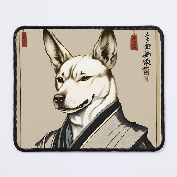 Item preview, Samurai Carolina Dog Art designed and sold by TheJollyJoCo.