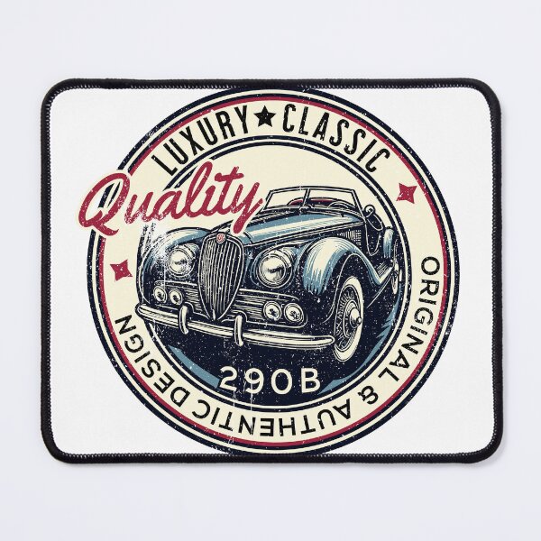 Item preview, Luxury Classic Vintage Car Print retro style designed and sold by dakaseli.