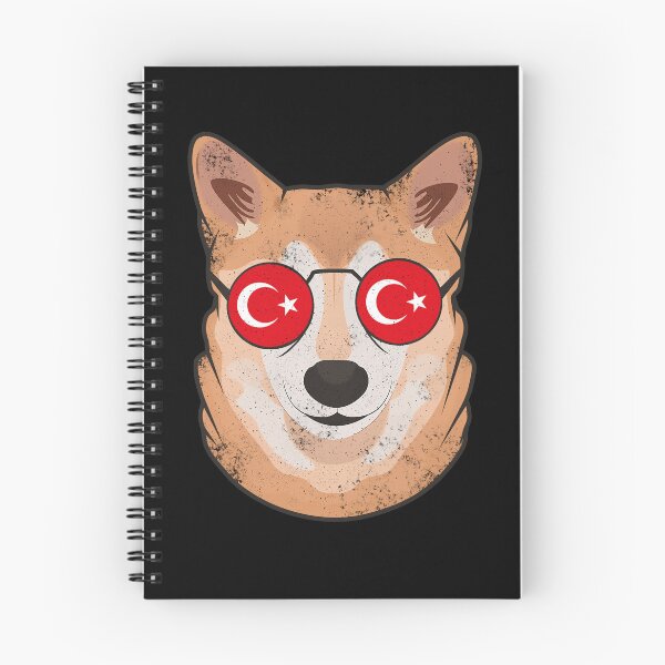 Item preview, Vintage Patriotic Shiba Inu Turkish Flag designed and sold by feether-store.