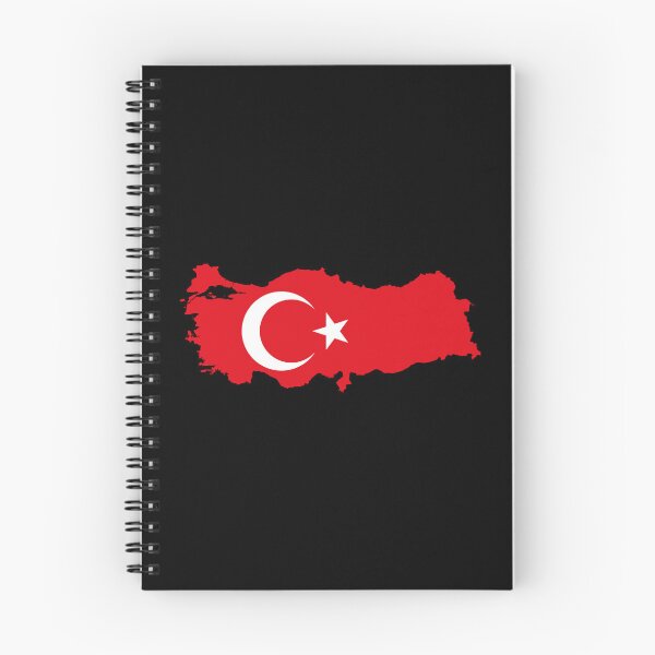 Item preview, Flag Map of Turkey designed and sold by feether-store.