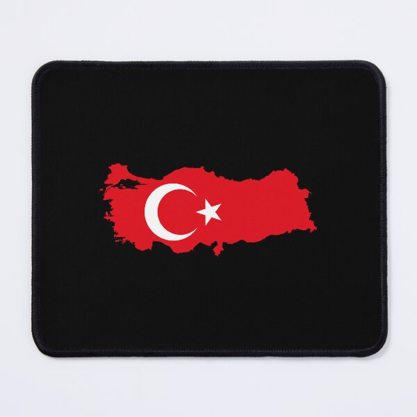 Item preview, Flag Map of Turkey designed and sold by feether-store.