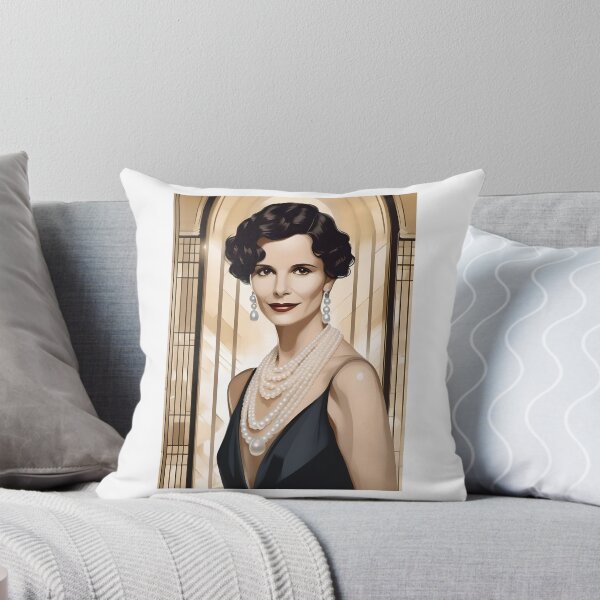 Item preview, Art Deco Beautiful Woman - Juliette Binoche designed and sold by JoyPhotoArt.