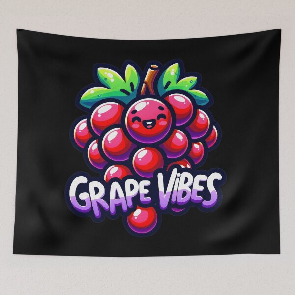 Item preview, Joyful Grape Cluster - Grape Vibes designed and sold by Ingridpd.