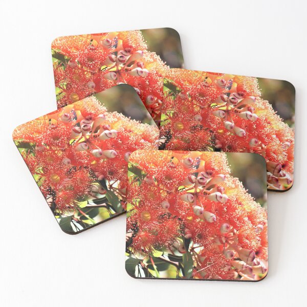 Item preview, Orange Eucalyptus Blossoms designed and sold by Martha Sherman.