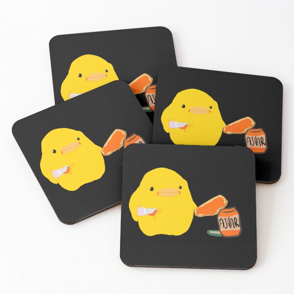 Item preview, Ajvar duck with knife designed and sold by Underthesunmoon.