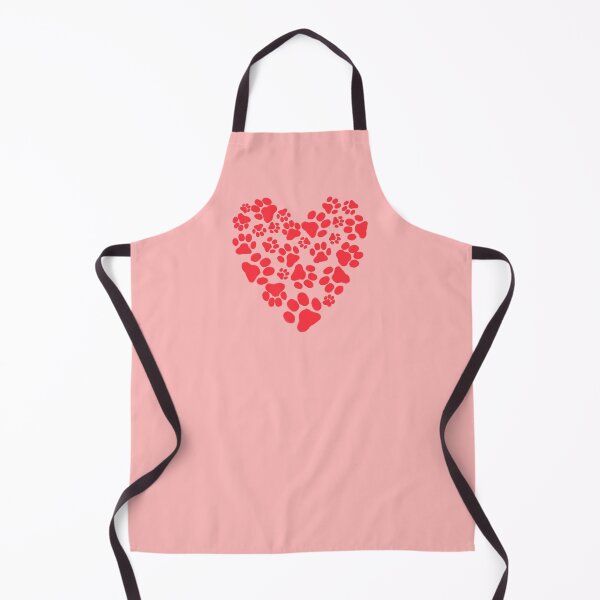 Item preview, Dog Paw Prints Heart | Pet Lover's Valentine designed and sold by Jenn Inashvili.
