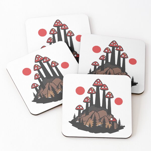 Item preview, Tall mushrooms in the mountains designed and sold by TheRealmWithin.