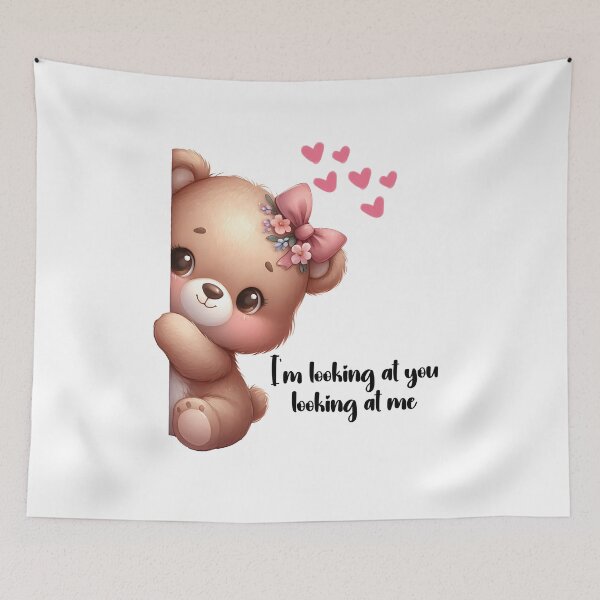 Item preview, Valentine's Day Teddy Bear Tee with Hearts designed and sold by WHDProduction45.