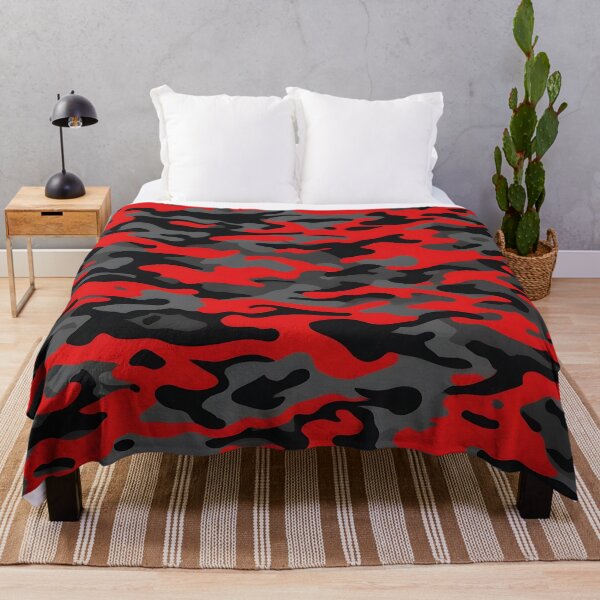 Item preview, Red and Black Camouflage designed and sold by TheCamoShop.