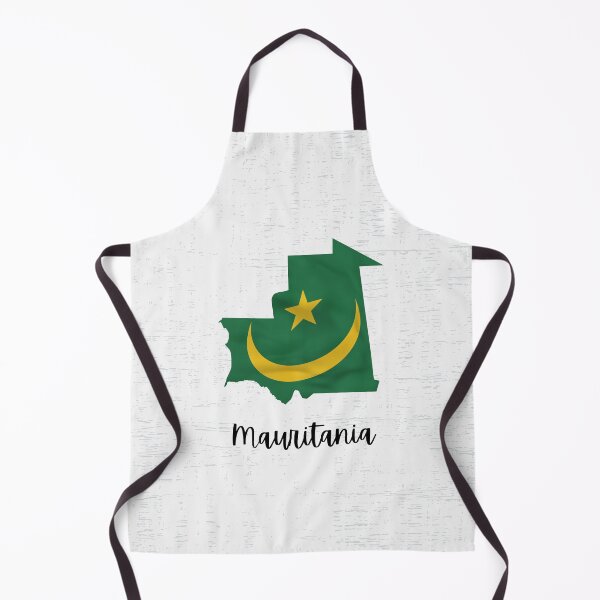Item preview, Mauritania map and flag Designer designed and sold by simplestic.