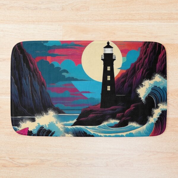 Item preview, Lighthouse By The Sea designed and sold by TheDarkWardrobe.