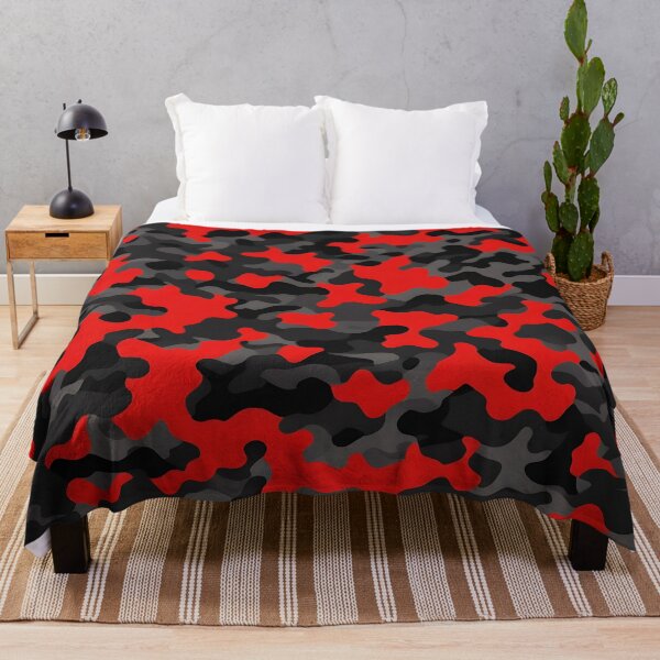 Item preview, Red and Black Camouflage Pattern designed and sold by TheCamoShop.