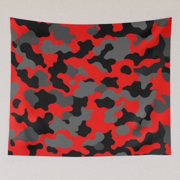 Item preview, Copy of  Red and Black Camouflage Pattern designed and sold by TheCamoShop.