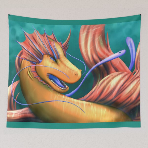 Item preview, Water Dragon designed and sold by StaticKlingShop.
