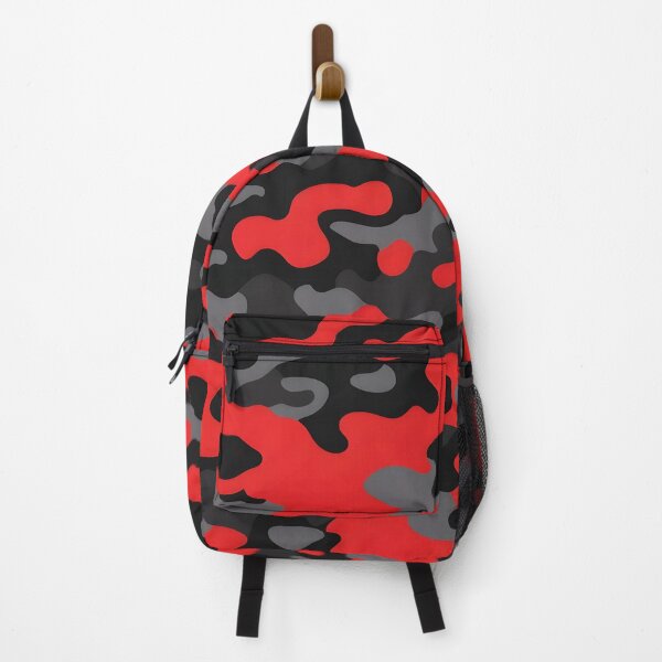Item preview, Red and Black Camouflage print designed and sold by TheCamoShop.
