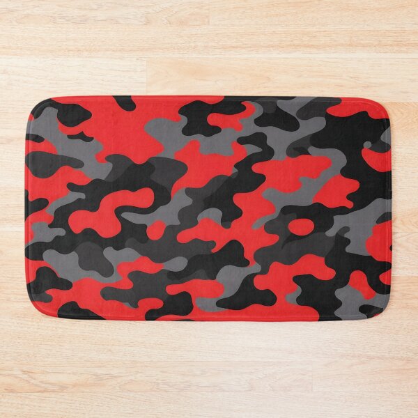 Item preview, Red and Black Camouflage print designed and sold by TheCamoShop.