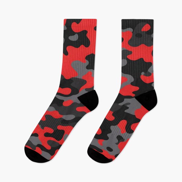 Item preview, Red and Black Camouflage print designed and sold by TheCamoShop.