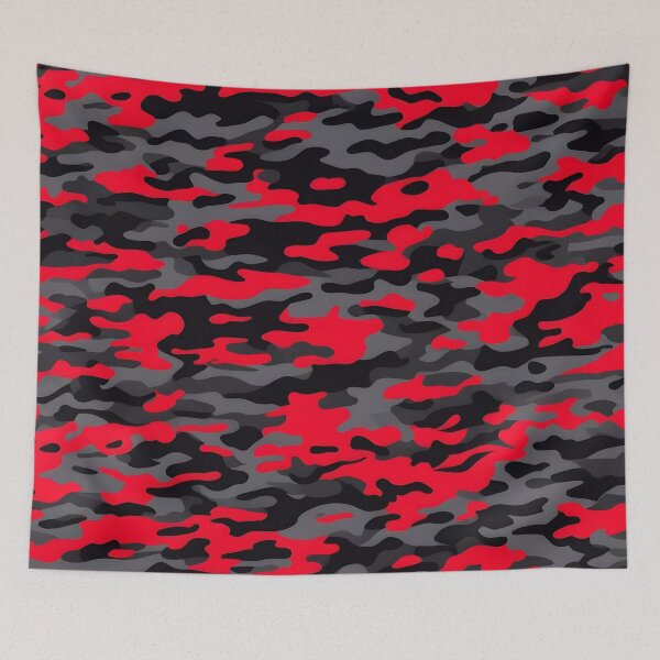 Item preview,  Red and Black Camo print designed and sold by TheCamoShop.