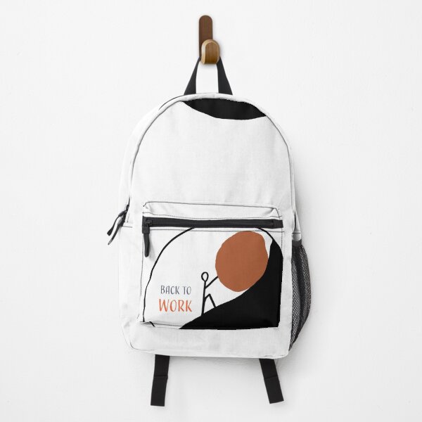 Item preview, Back to work. illustration and Typography design Ready to print. designed and sold by HEMRO.