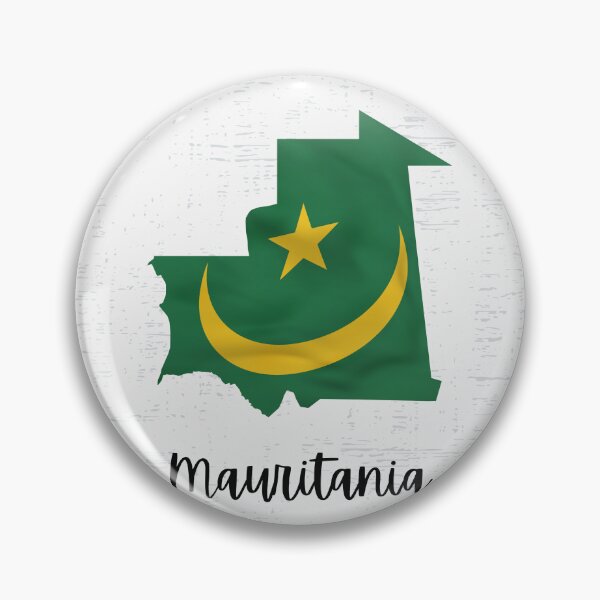 Item preview, Mauritania map and flag Designer designed and sold by simplestic.