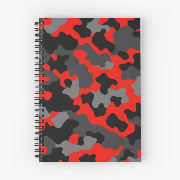 Item preview, Red and Black Camo pattern print designed and sold by TheCamoShop.