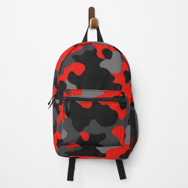Item preview, Red and Black Camo pattern print designed and sold by TheCamoShop.