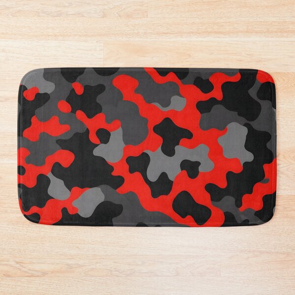 Item preview, Red and Black Camo pattern print designed and sold by TheCamoShop.