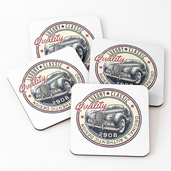 Item preview, Luxury Classic Vintage Car Print retro style designed and sold by dakaseli.