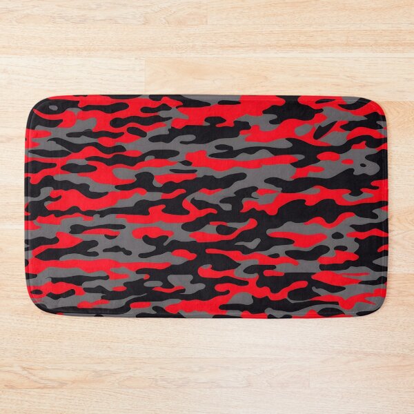 Item preview, Red and Black Camouflage Print designed and sold by TheCamoShop.