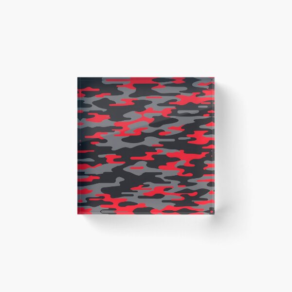 Item preview, Red and Black Camo designed and sold by TheCamoShop.