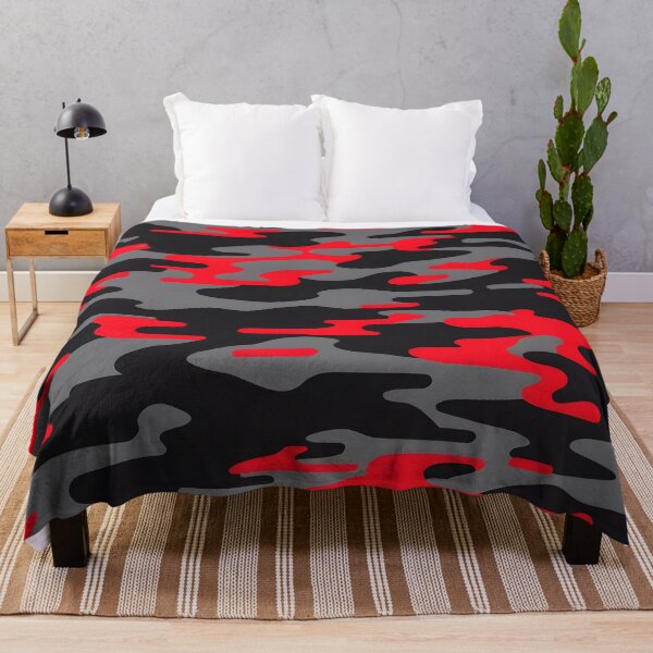 Item preview, Red and Black Camo designed and sold by TheCamoShop.