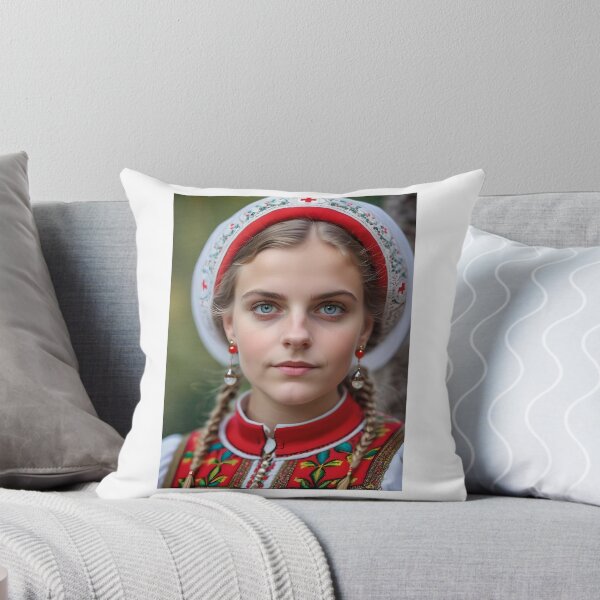Item preview, Teen In A Traditional Swiss Dress designed and sold by JoyPhotoArt.