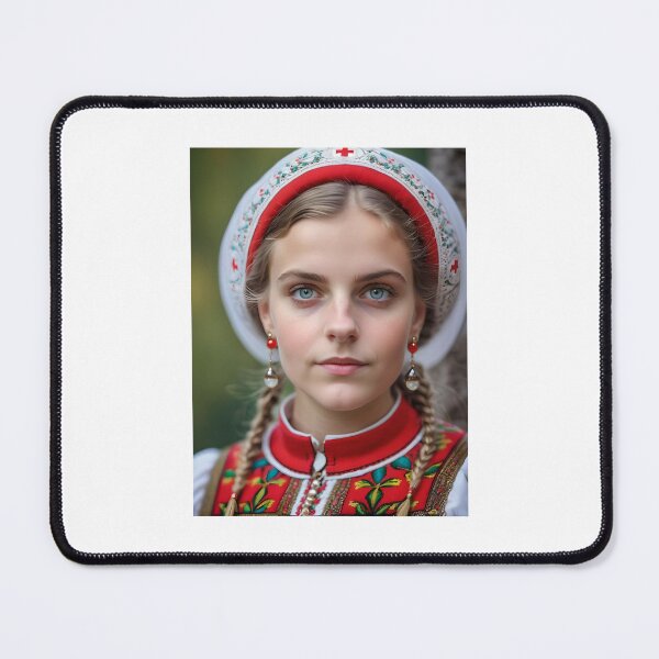 Item preview, Teen In A Traditional Swiss Dress designed and sold by JoyPhotoArt.