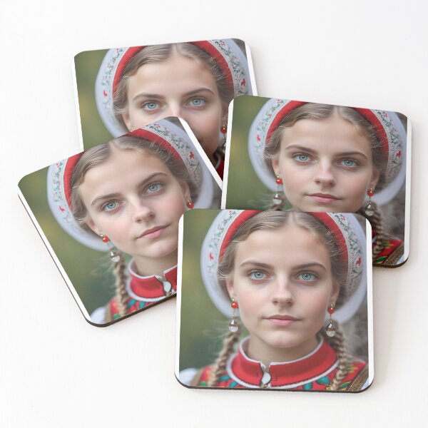 Item preview, Teen In A Traditional Swiss Dress designed and sold by JoyPhotoArt.