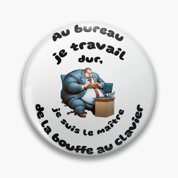 Item preview, At work I work hard, I'm the keyboard food master designed and sold by jean giosi.