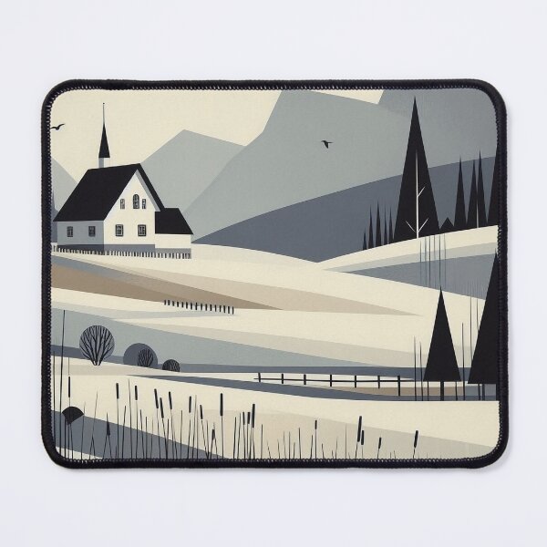 Item preview, Winter Landscape - Whimsical Minimalism designed and sold by HausKatz.