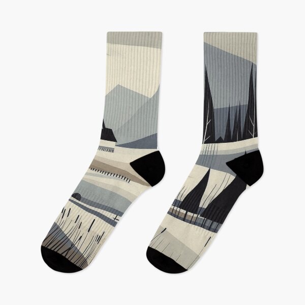 Item preview, Winter Landscape - Whimsical Minimalism designed and sold by HausKatz.