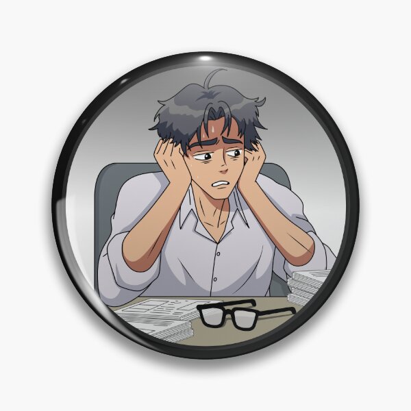 Item preview, Estresado En El Trabajo Chico Anime designed and sold by Action Toons.