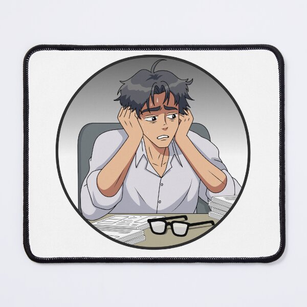 Item preview, Stressed Out At Work Anime Guy designed and sold by Action Toons.