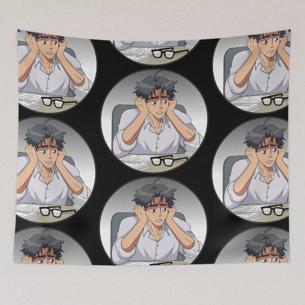 Item preview, Stressed Out At Work Anime Guy designed and sold by Action Toons.