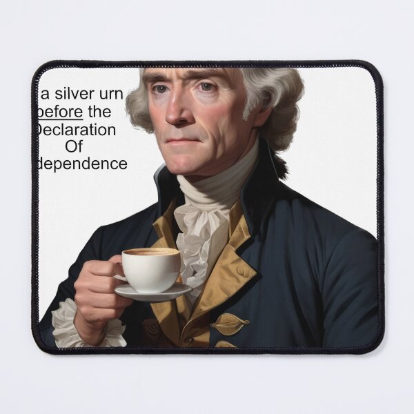 Item preview, Thomas Jefferson, Coffee in a silver urn designed and sold by Web Natural Designs.