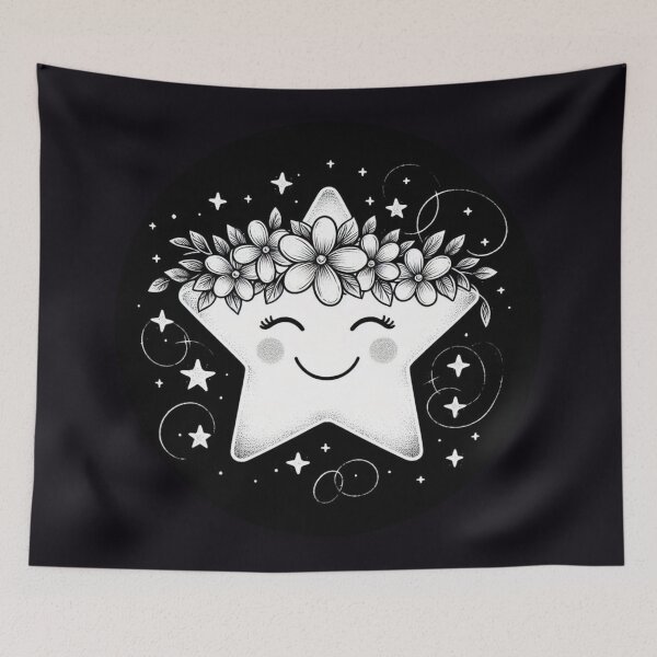 Item preview, A star wearing a wreath. designed and sold by growing-mom.