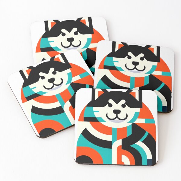 Item preview, Akita in the 1960s Mod style designed and sold by hiddenlayers.