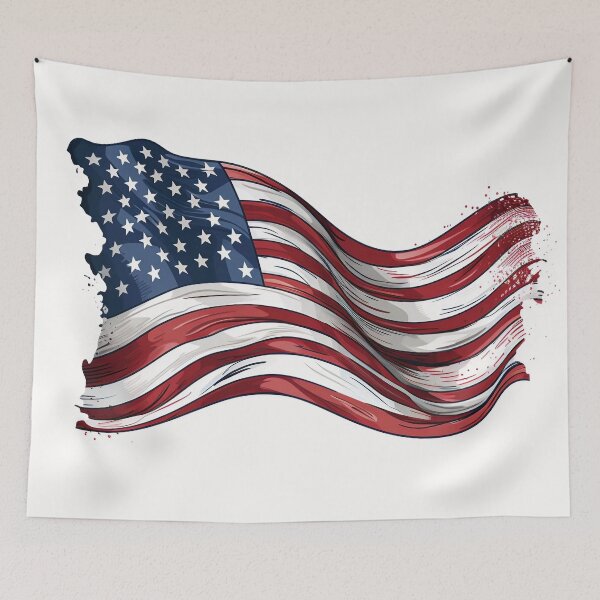 Item preview, Rustic American Flag  designed and sold by dcrc.