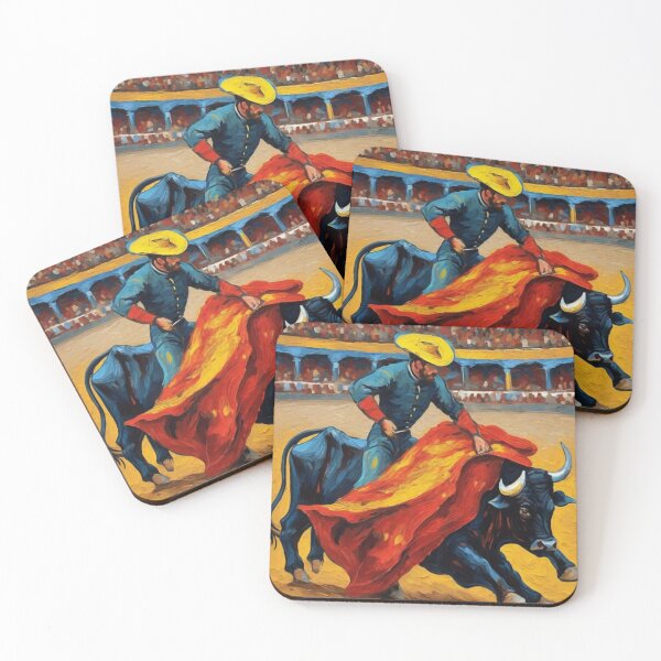 Item preview, "Bullfight in Spain: The Matador Above the Bull" designed and sold by Artisticanvas.