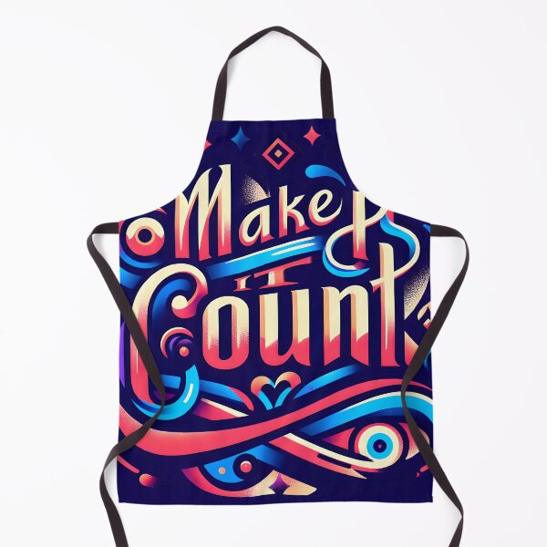 Item preview, Make it count, typography designed and sold by maxmaj.