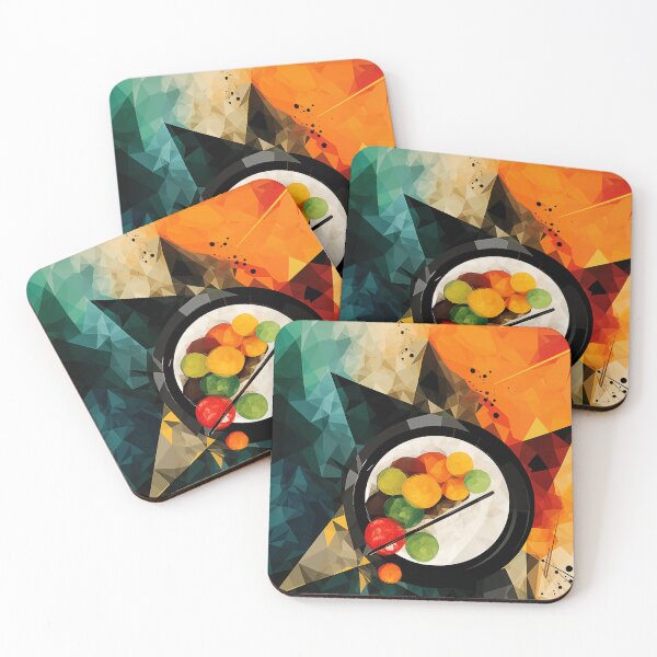 Item preview, Geometric Japanese Cuisine Art designed and sold by Varadar.
