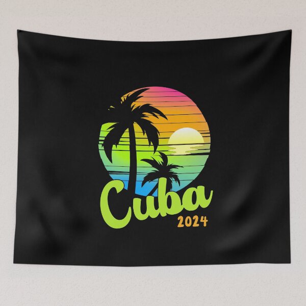 Item preview, Sunset Serenity: Cuba 2024's Tropical Beachfront Escape Awaits! designed and sold by Sun Sand & Sea Art.